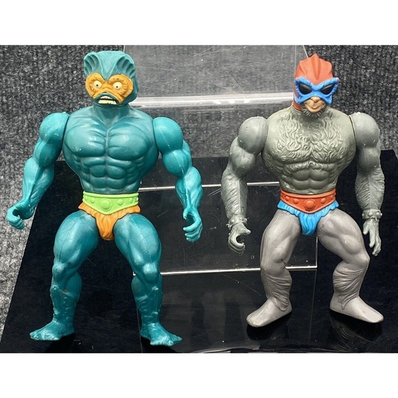 Mattel Other - Masters of the Universe MERMAN STRATOS Soft Head Figure Mattel He-Man 1981 MOTU